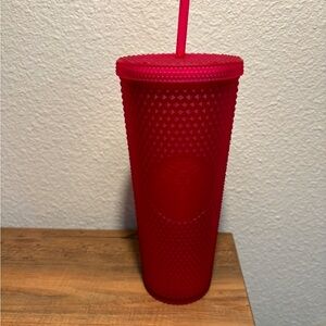 Starbucks matte red studded ltd edition tumbler